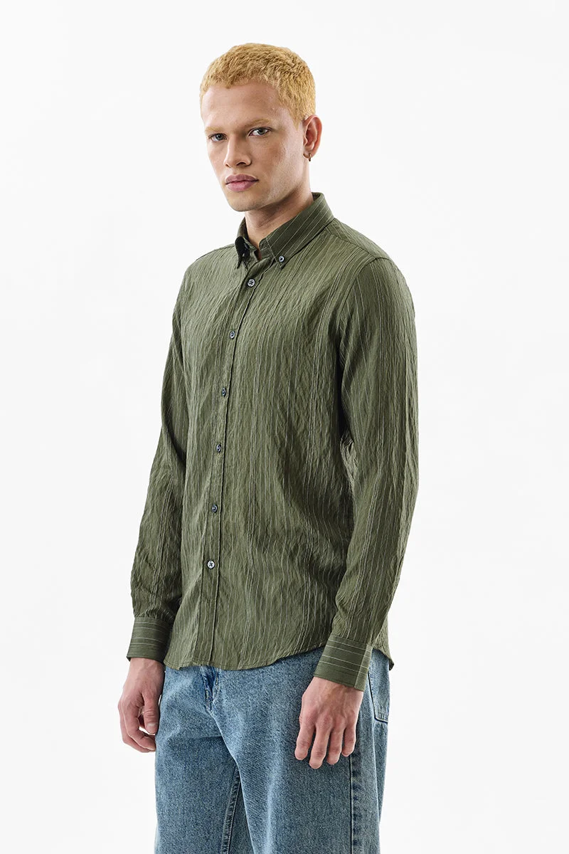 SNITCH Slim Fit Stripes Shirt
